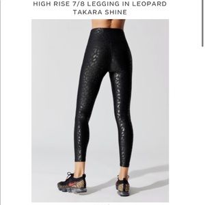 NWT CARBON38 HIGH RISE LEOPARD TAKARA SHINE 7/8